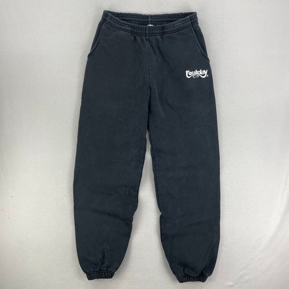 FOULPLAY Other - FOULPLAY Co Sweatpants Mens Small Black Thick Heavyweight Fleece Joggers Gym